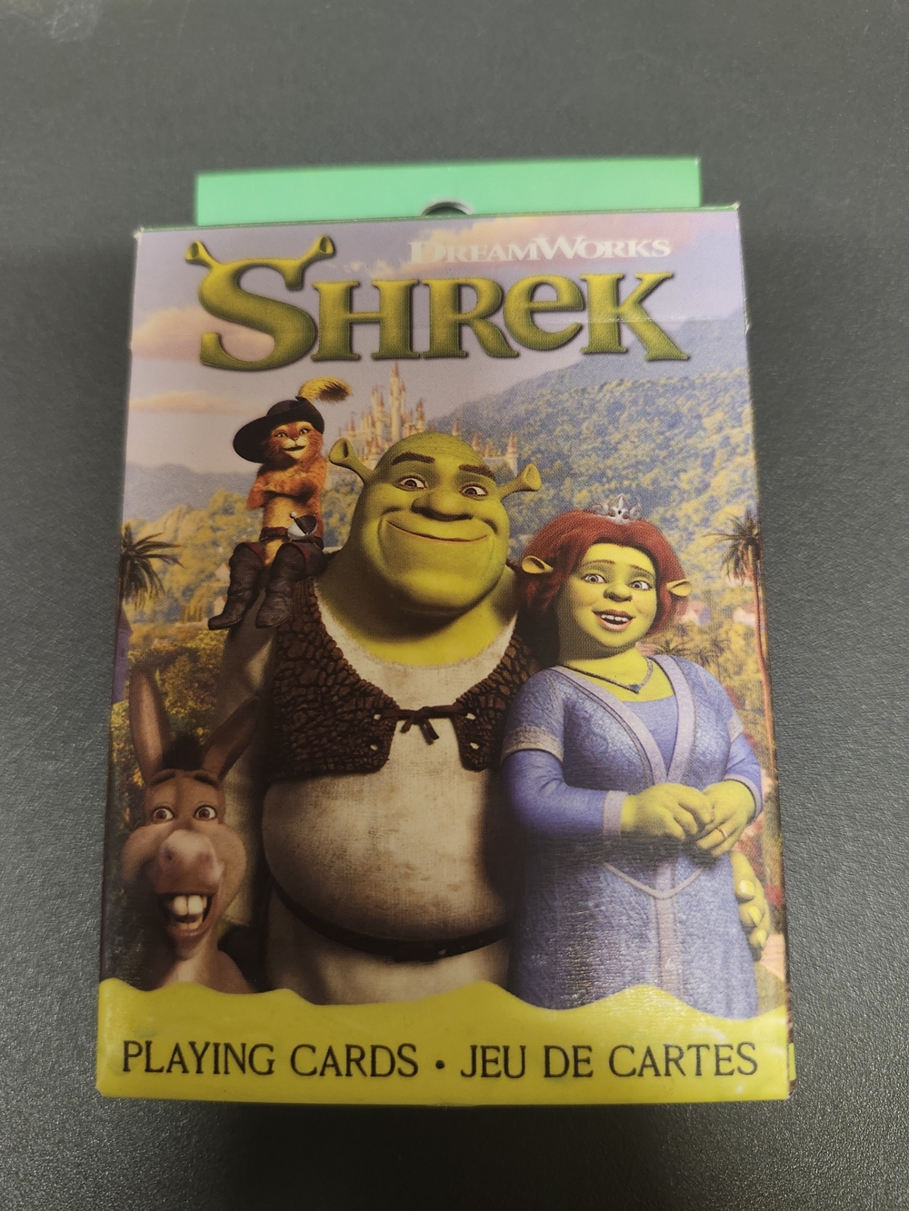 DreamWorks Shrek Playing Cards - Green & Yellow Design